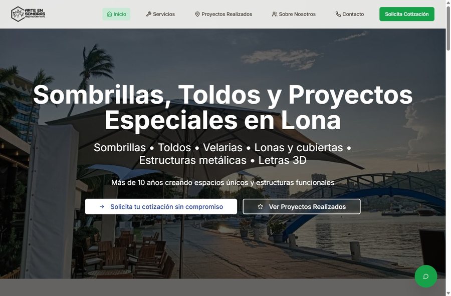Arte en Sombras site