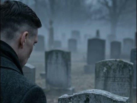 Still from The Graveyard, a 67-second concept film